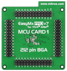 Mikroe EasyMx PRO v7 for Tiva MCU CARD 1 back